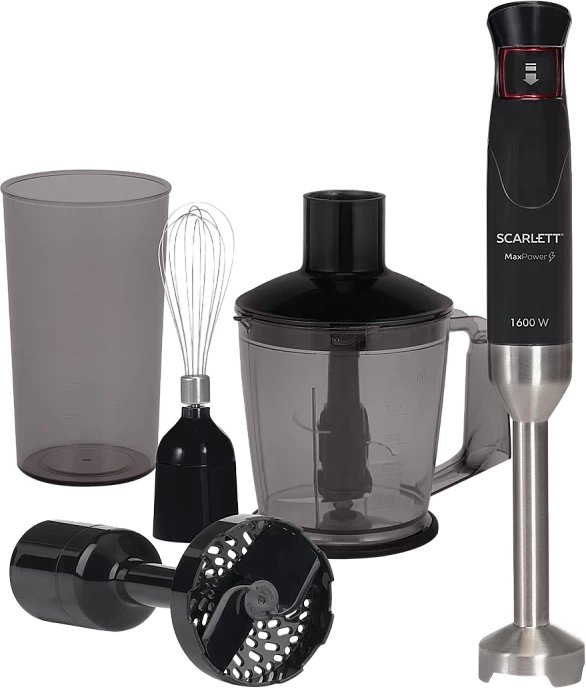 Блендер погружной Scarlett SC-HB42M35 1600Вт черный