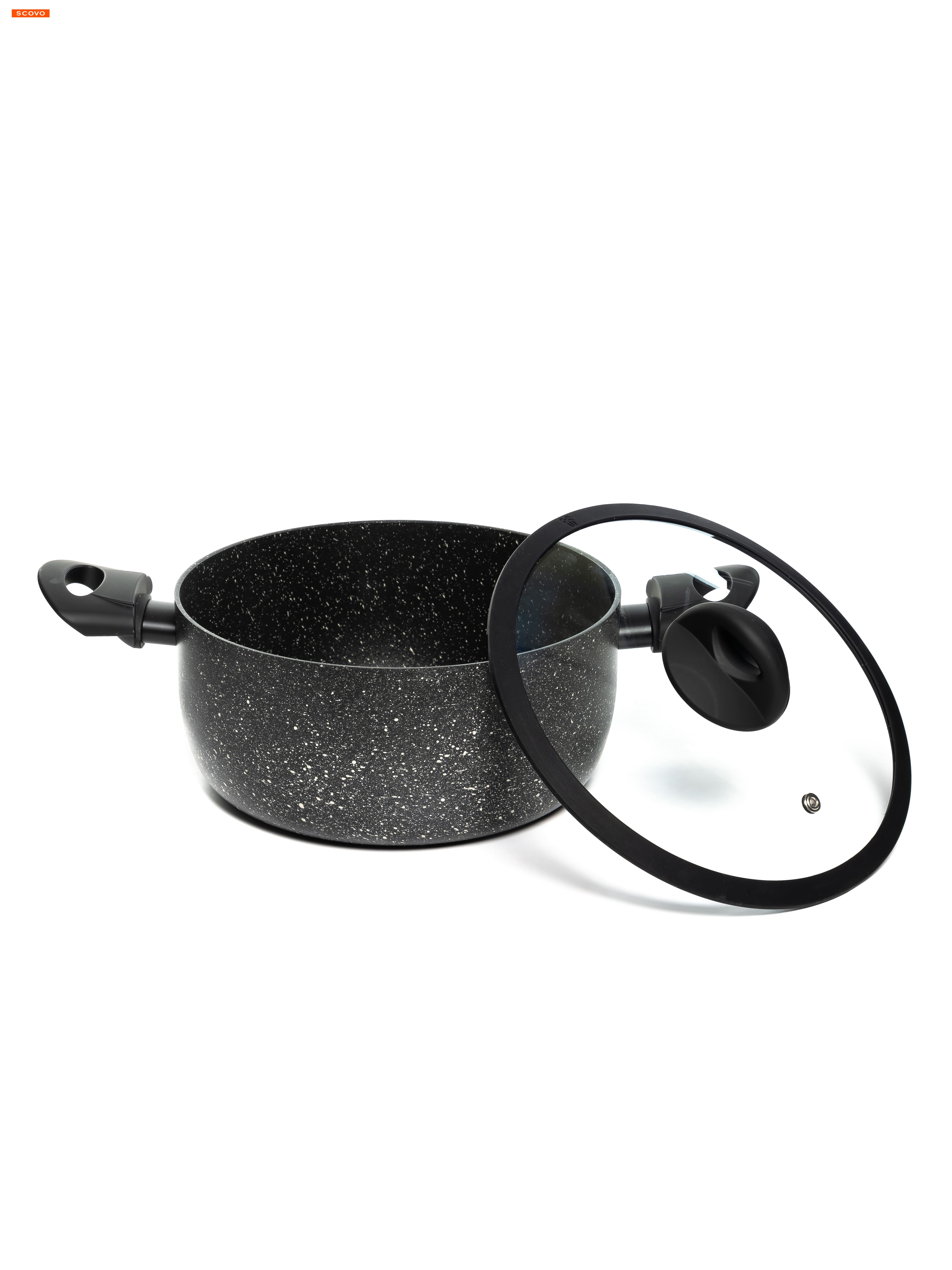 Кастрюля Hi-Black, 4,2 л. с крышкой