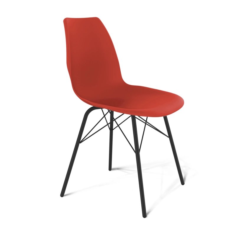 Стул Sheffilton SHT-ST29/S64, красный ral3020 / черный муар
