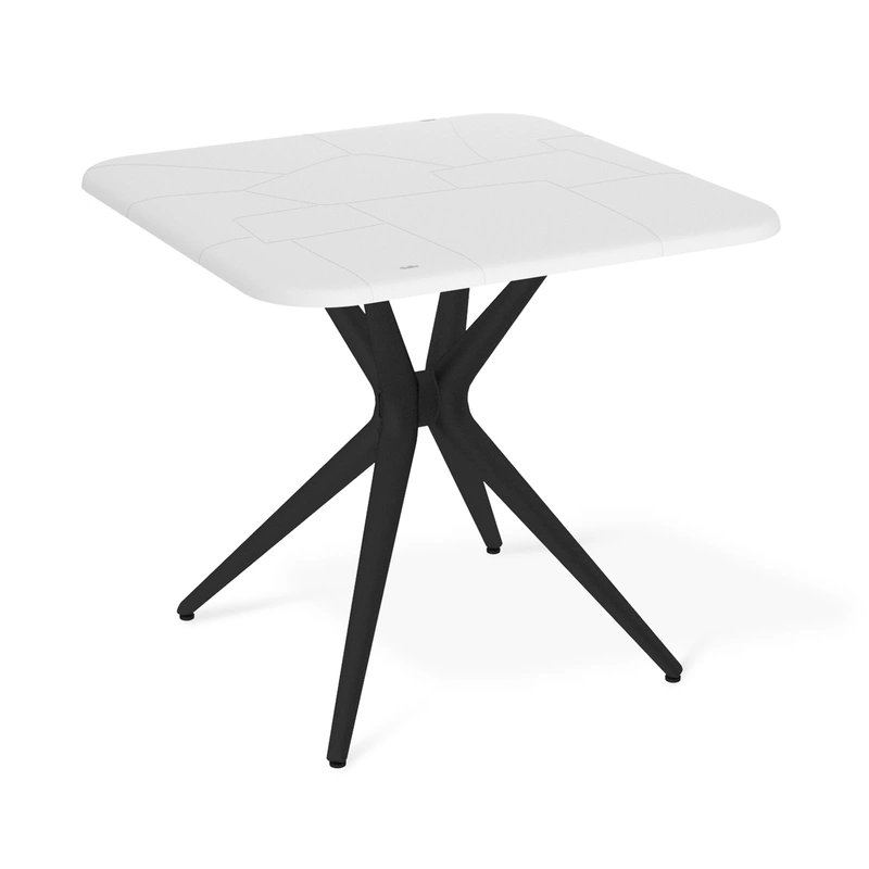 Стол Sheffilton SHT-TU30/TT30 83/83, белый / черный