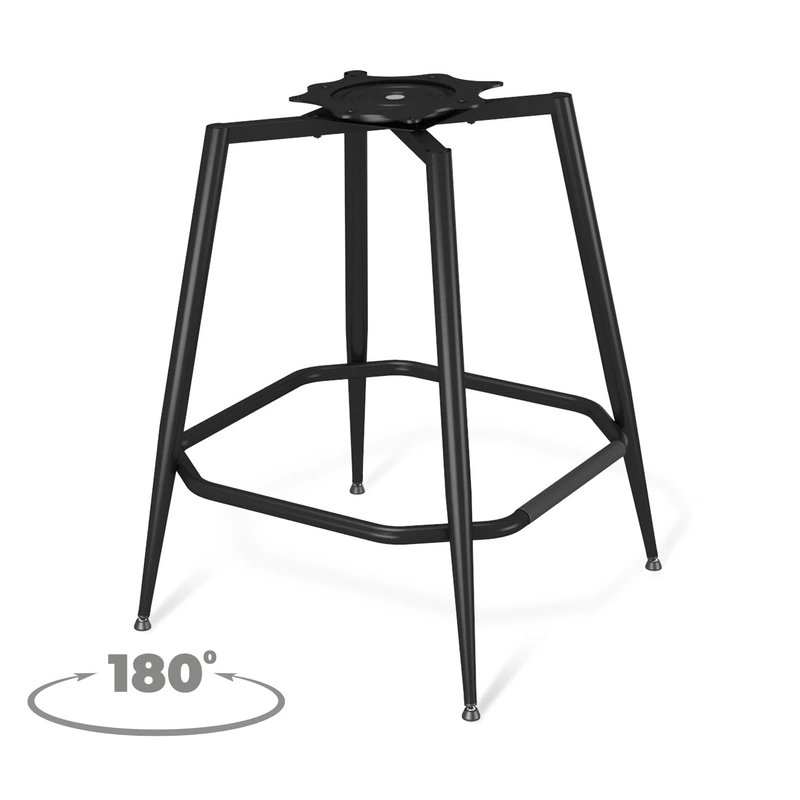 Каркас барного стула Sheffilton SHT-S1480-VP, черный муар