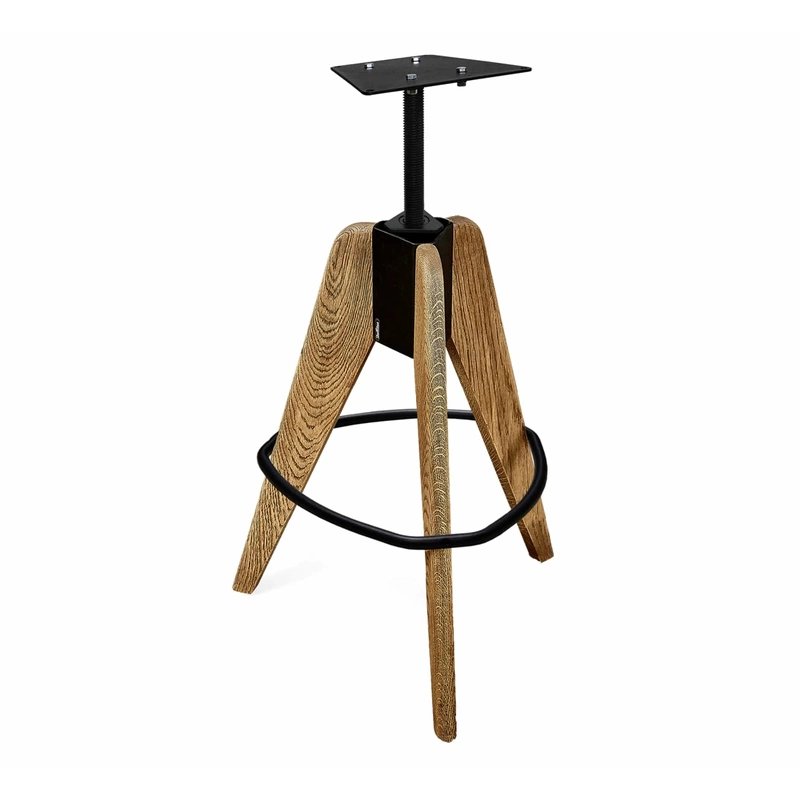 Каркас стула Sheffilton SHT-S92, браш.коричневый / черный муар