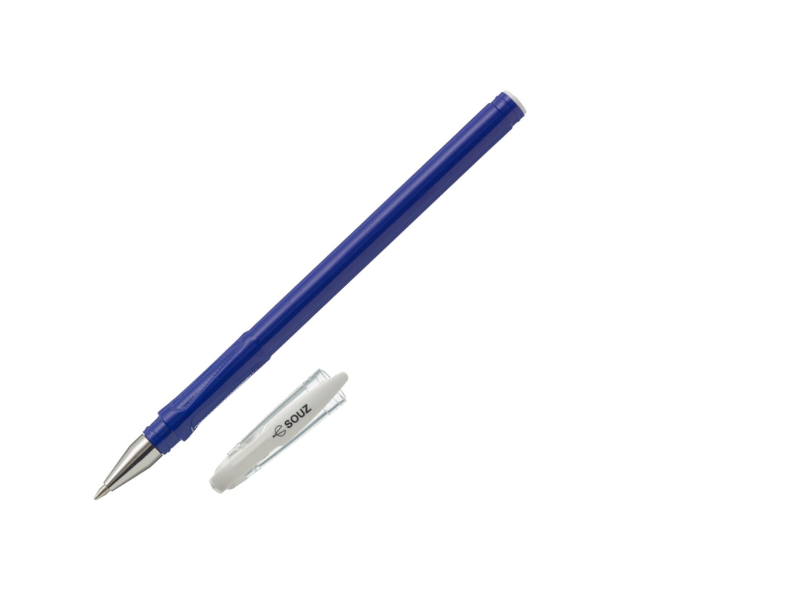 Комплект из 4-х ручек "Gel Pen" в европодвесе, корпус розовый, мятный