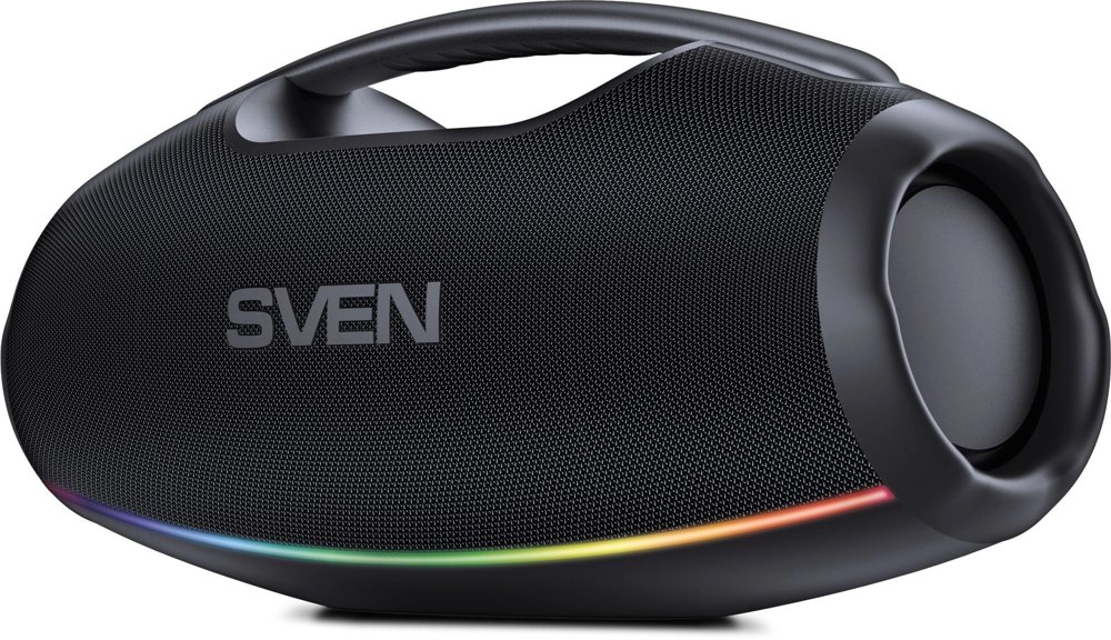 Колонка порт. Sven АС PS-990 черный 180W 2.0 BT/3.5Jack 5200mAh (без.бат) (SV-022891)