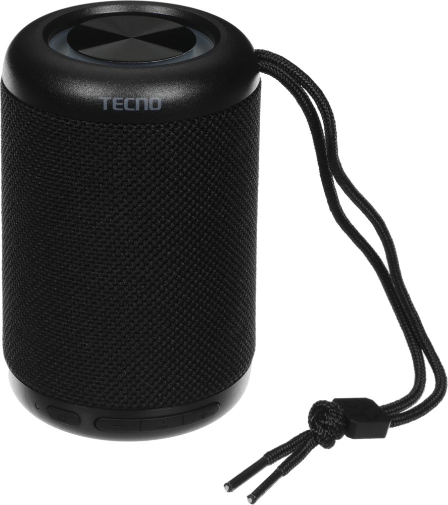 Колонка порт. Tecno S3 Square черный 3W 1.1 BT 10м 2000mAh (S3)