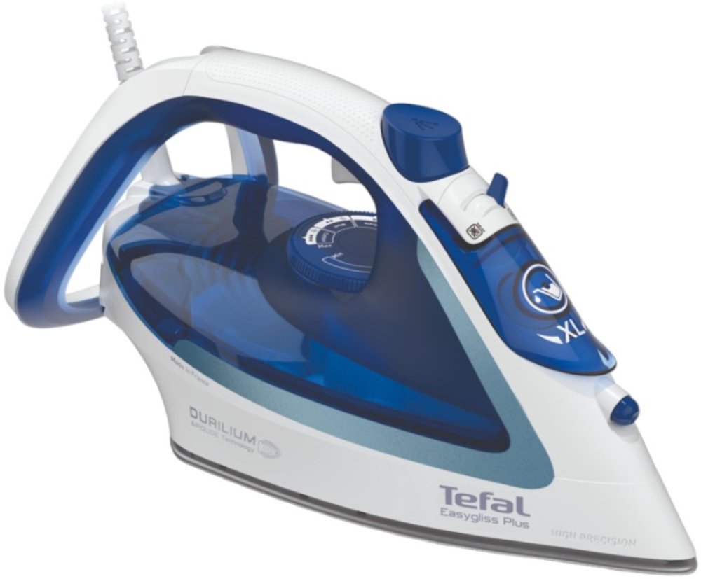 Утюг Tefal Easygliss Plus FV5715E0 2400Вт голубой/белый