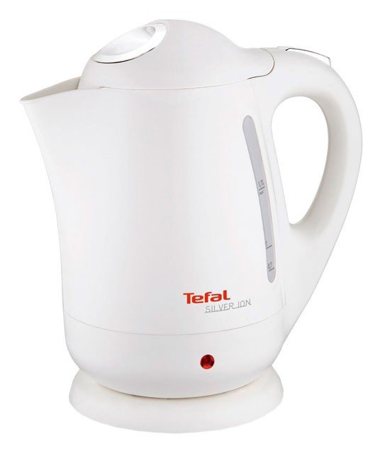 Чайник электрический Tefal Silver Ion BF925132 1.7л. 2400Вт белый корпус: пластик (7211001107)