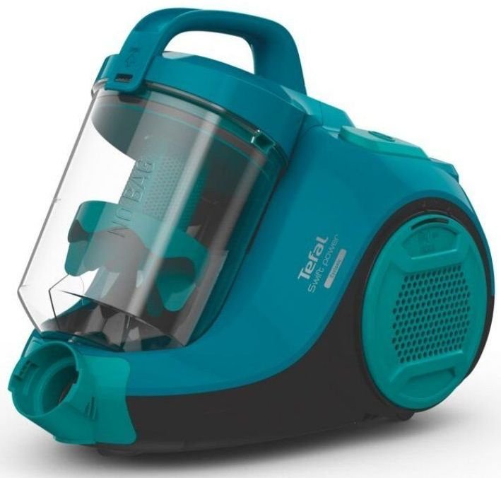 Пылесос Tefal Swift Power Cyclonic TW2922EA 750Вт бирюзовый/черный