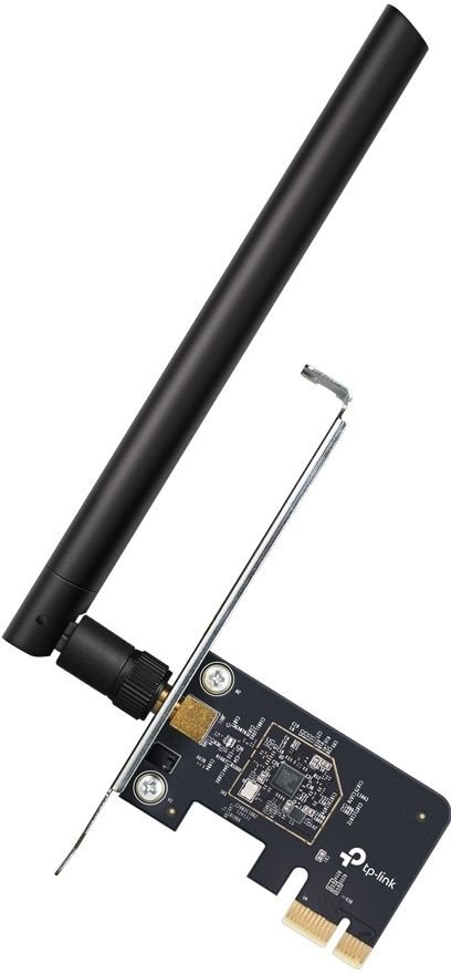 Сетевой адаптер Wi-Fi TP-Link Archer T2E AC600 PCI Express (ант.внеш.съем) 1ант.