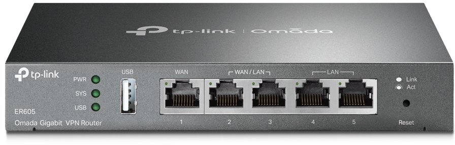 Межсетевой экран TP-Link SafeStream ER605 10/100/1000BASE-TX черный