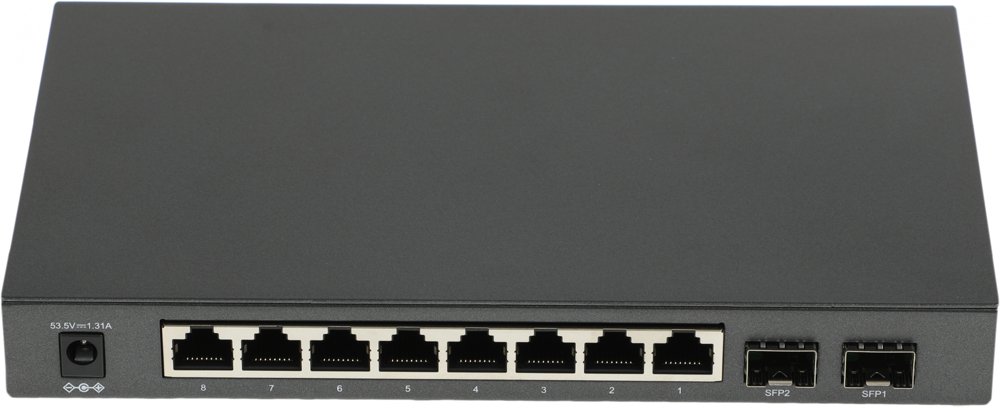 Коммутатор TP-Link SG2210P (L2) 8x1Гбит/с 2SFP 8PoE+ управляемый