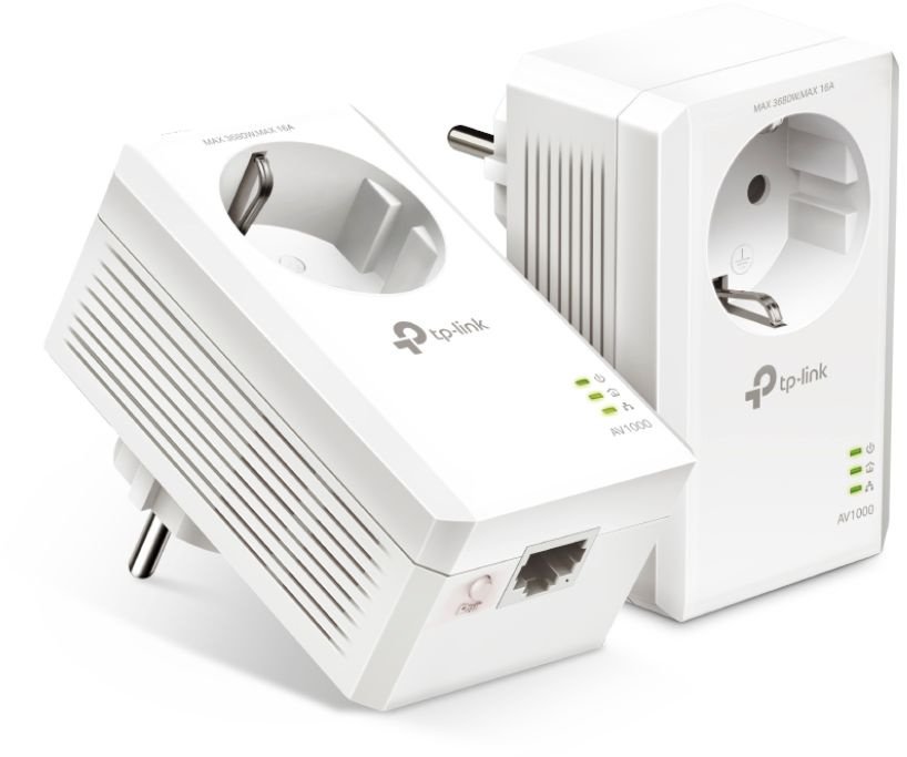 Сетевой адаптер HomePlug AV TP-Link TL-PA7017P KIT AV1000 Gigabit Ethernet (упак.:2шт)
