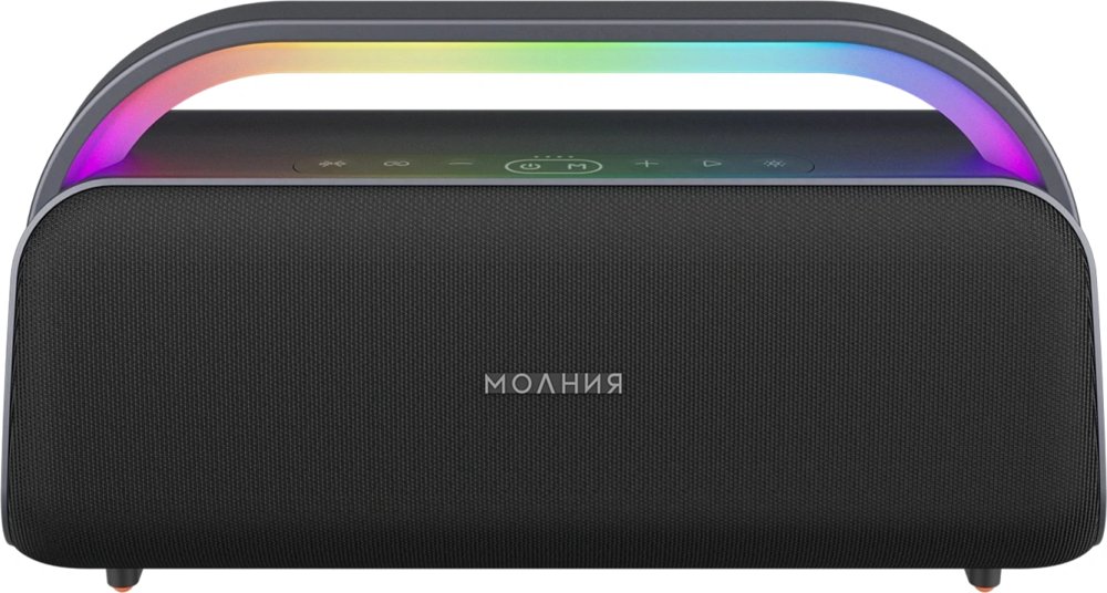 Колонка порт. Ural Молния Кварк черный/серый 240W 1.1 BT/3.5Jack/USB-C 10м 8000mAh (без.бат) (УРАЛ МОЛНИЯ КВАРК)