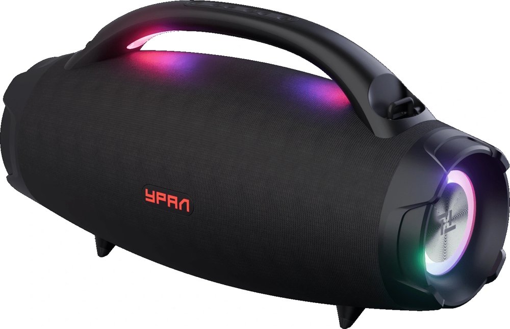 Колонка порт. Ural Урал ТТ М6+ КАРАОКЕ черный/черный 110W 1.1 BT/3.5Jack/USB-C 10м 8000mAh (УРАЛ ТТ М6+ КАРАОКЕ Ч)