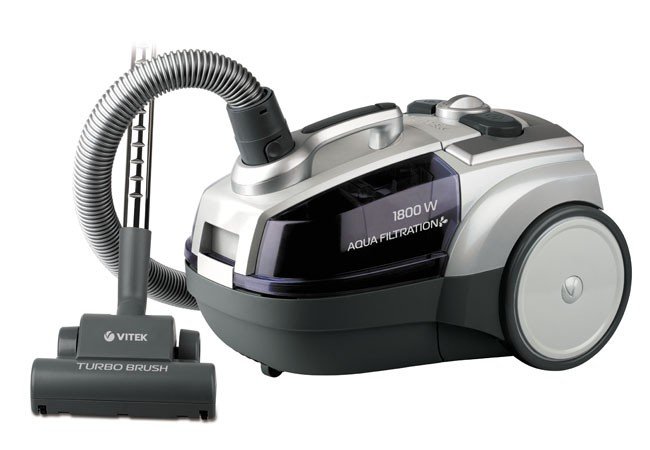 Пылесос Vitek VT-1833 PR 1800Вт жемчужный/синий
