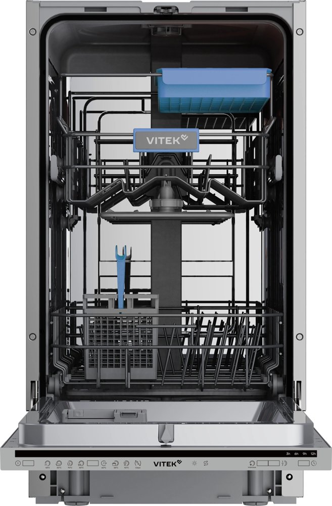 Посудомоечная машина встраив. Vitek VT-BD411 2100Вт узкая серебристый