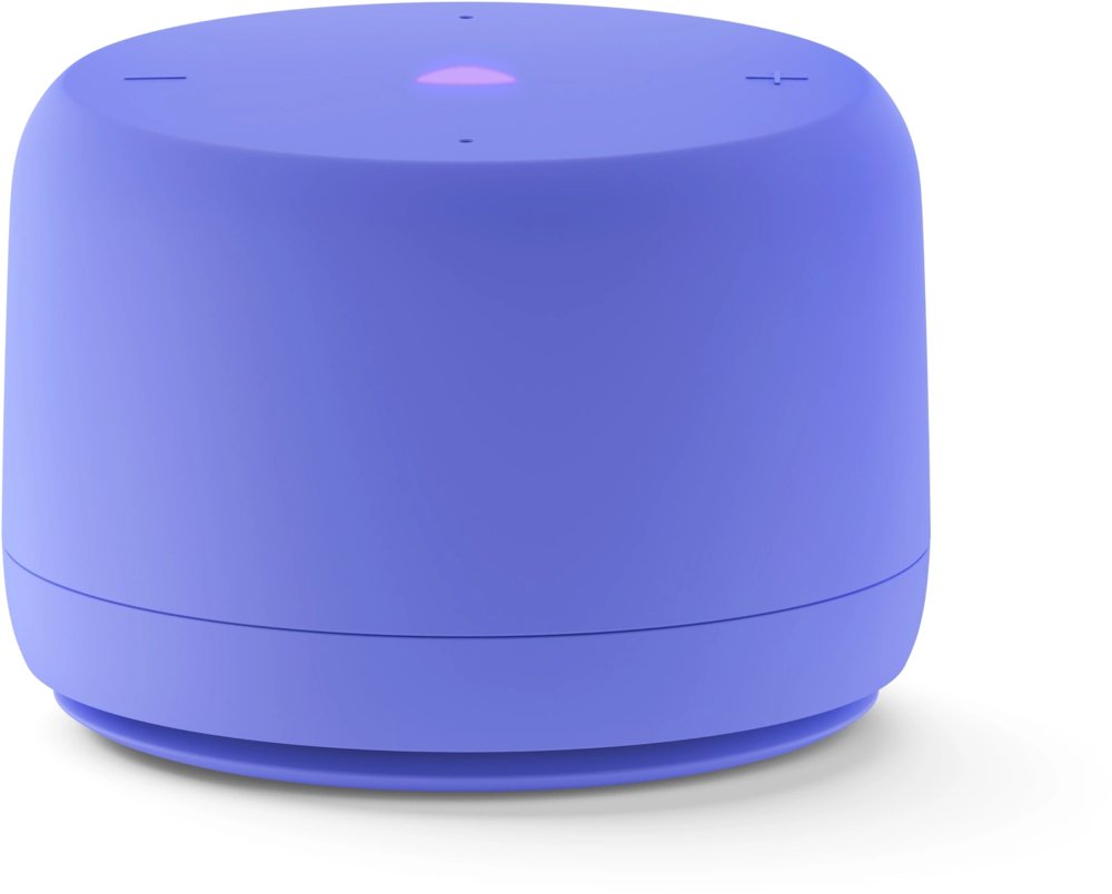 Умная колонка Yandex Станция Лайт 2 без часов Алиса фиолетовый 6W 1.0 BT/Wi-Fi 10м (YNDX-00028VIO)