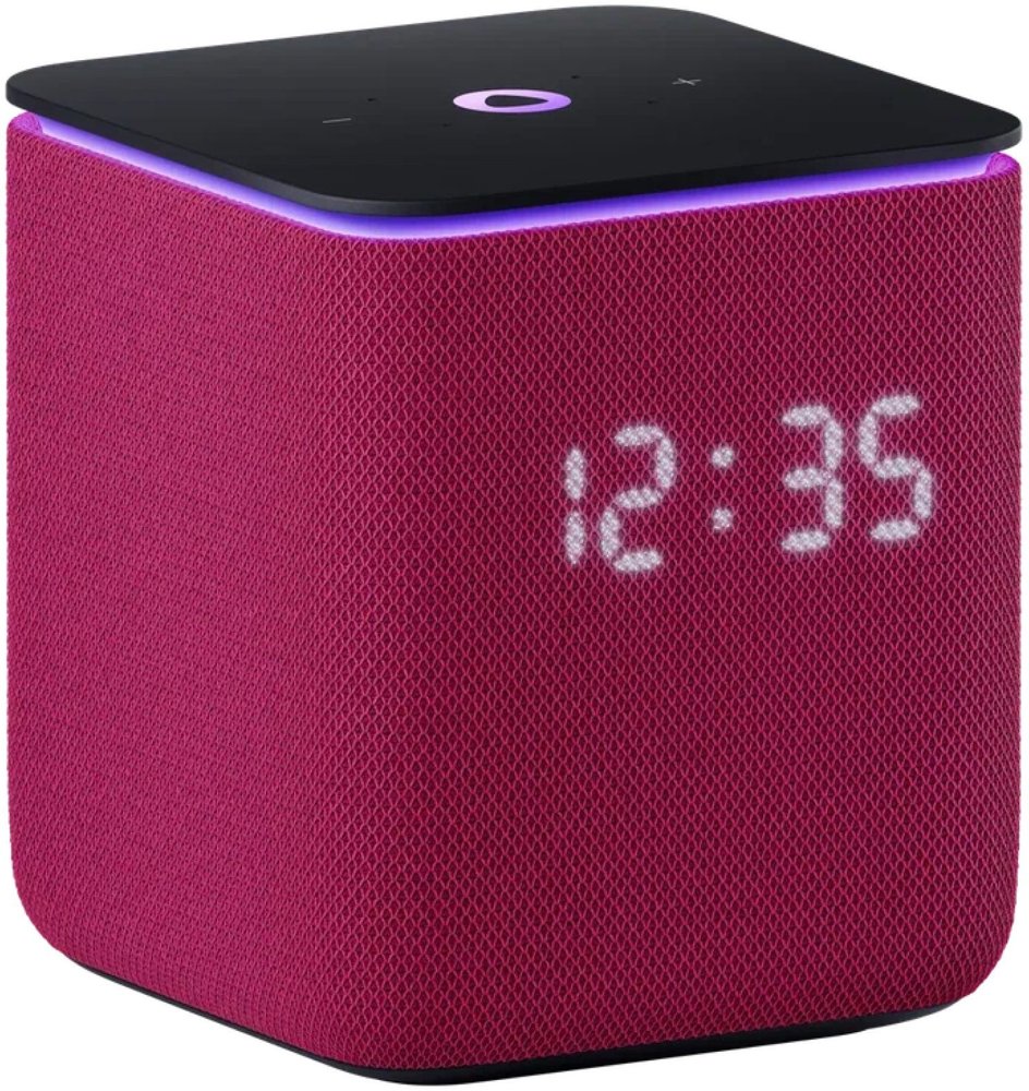 Умная колонка Yandex Станция Миди Алиса малиновый 24W 1.0 BT/Wi-Fi 10м (YNDX-00054PNK)