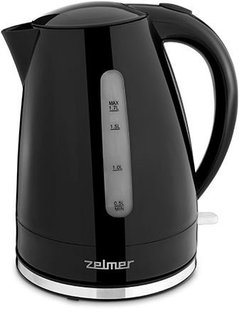 Чайник электрический Zelmer ZCK7617B 1.7л. 2200Вт черный корпус: пластик (71504668P)