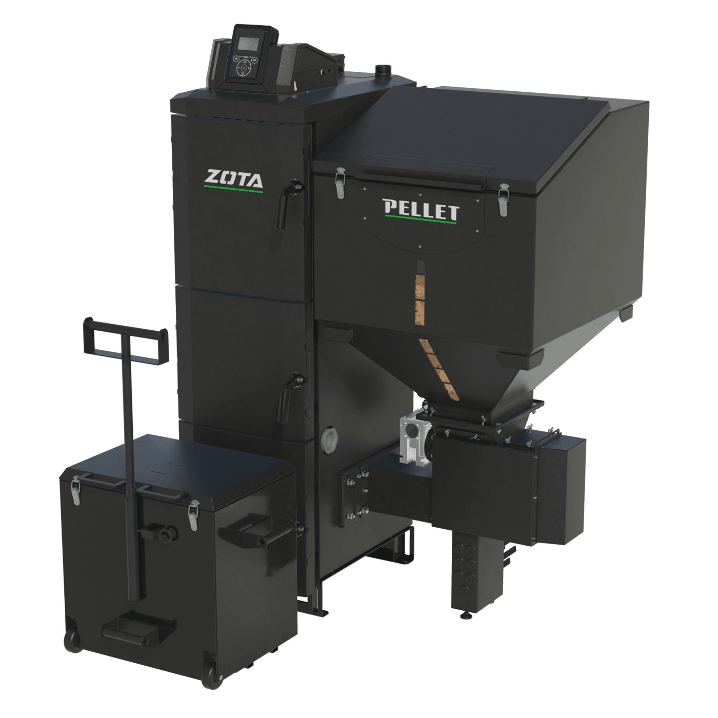 Котёл автоматический угольный и пеллетный ZOTA Pellet Black 26