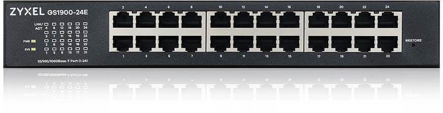 Коммутатор Zyxel GS1900-24E-EU0103F (L2) 24x1Гбит/с управляемый